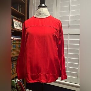 Elegant Red Women's Blouse